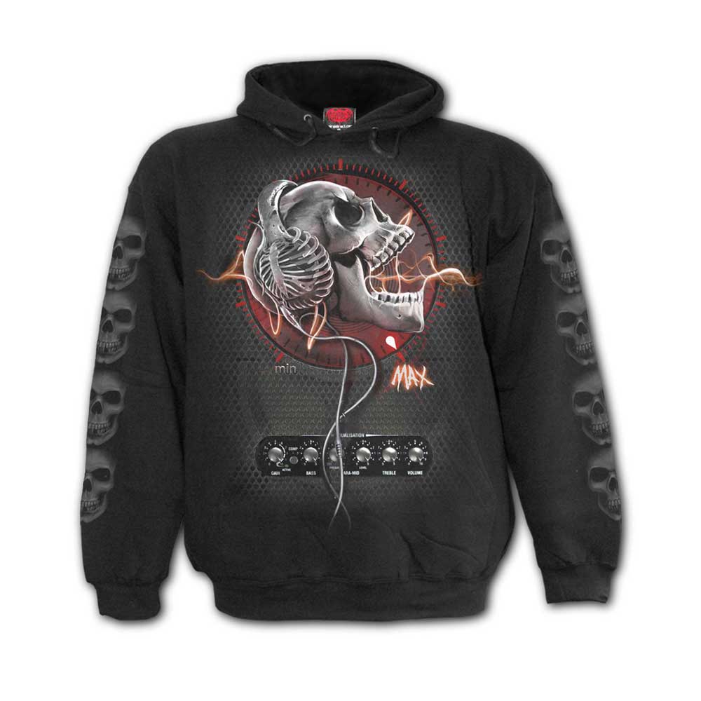 Spiral - NEVER TOO LOUD Kinder hoodie/trui - Zwart